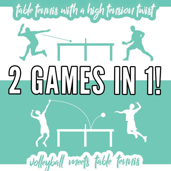 Franklin 2-in-1 Spyder Pong Table Tennis & Volleyball Set