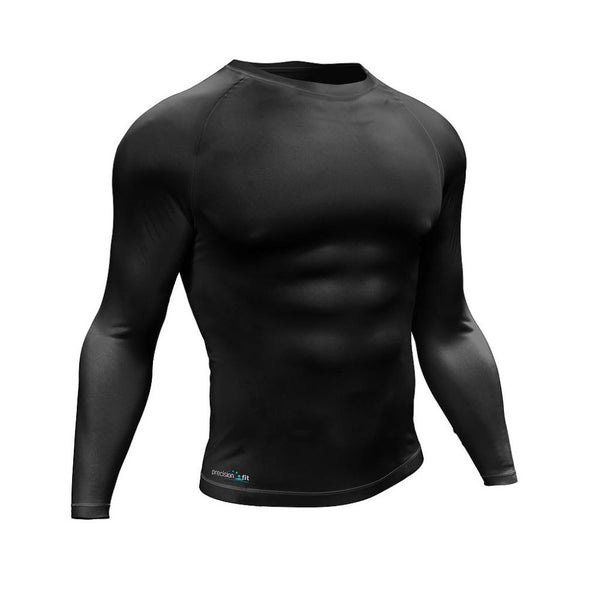 Precision Essential Compression & Thermal Baselayer Long Sleeve Shirt – Junior – Navy