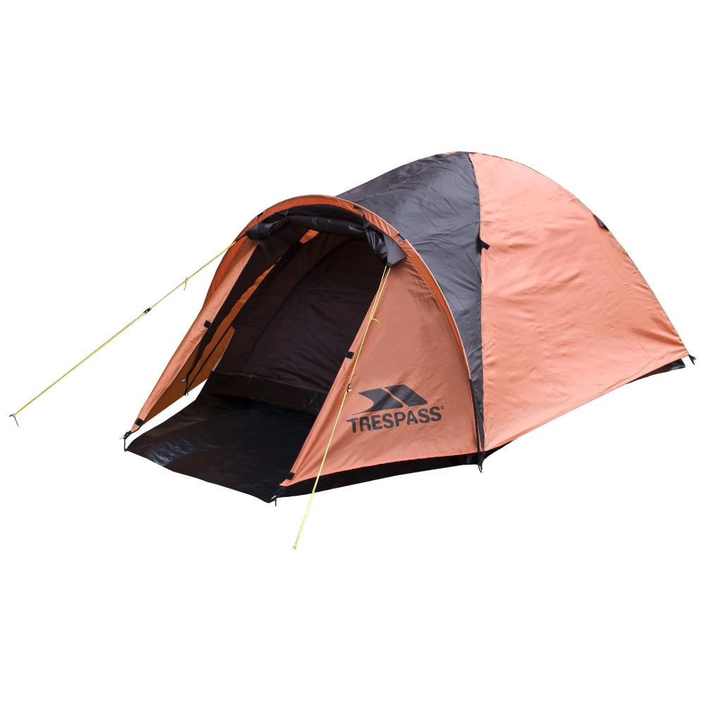 2 person tent with porch Trespass Tarmachan 2-Man Double-Skin Lightweight Tent with Porch – Sun – SHOPIFIT