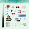 10-in-1 Multi Games Table with Interchangeable Playing Surfaces
