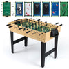 10-in-1 Multi Games Table with Stackable Playing Surfaces