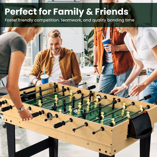 10-in-1 Multi Games Table with Stackable Playing Surfaces
