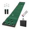 11ft Golf Putting Game Mat with 2 Adjustable Putters
