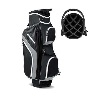 14-Way Golf Cart Bag with Cooler Pocket & Rain Hood
