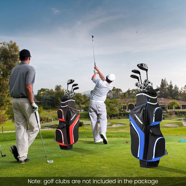 14-Way Golf Cart Bag with Cooler Pocket & Rain Hood