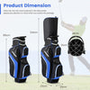 14-Way Golf Cart Bag with Cooler Pocket & Rain Hood