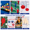 14-in-1 Multi Games Combo Table with Interchangeable Playing Surfaces