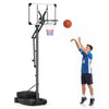 16-Level Adjustable Basketball Hoop with Weight Bag & Wheels