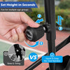 16-Level Adjustable Basketball Hoop with Weight Bag & Wheels