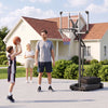 16-Level Adjustable Basketball Hoop with Weight Bag & Wheels