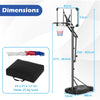 16-Level Adjustable Basketball Hoop with Weight Bag & Wheels