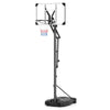 16-Level Adjustable Basketball Hoop with Weight Bag & Wheels