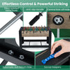 2-in-1 Swivel Games Table with Table Football & Billiards