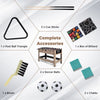 2-in-1 Swivel Games Table with Table Football & Pool