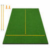 3-in-1 Golf Practice Hitting Mat with Alignment Sticks