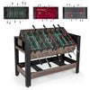 3-in-1 Swivel Games Table with Table Football, Pool & Table Tennis