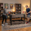 3-in-1 Swivel Games Table with Table Football, Pool & Table Tennis