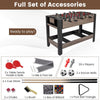3-in-1 Swivel Games Table with Table Football, Pool & Table Tennis