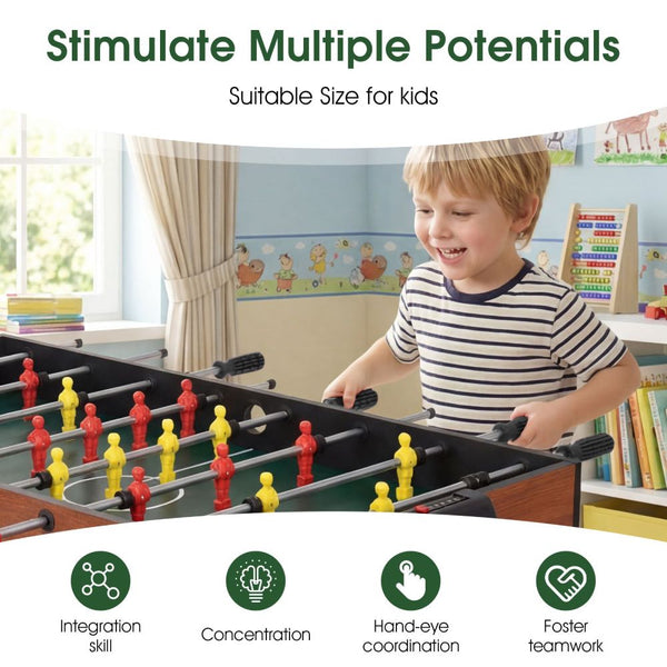 4-in-1 Multi Games Table with Interchangeable Playing Surfaces