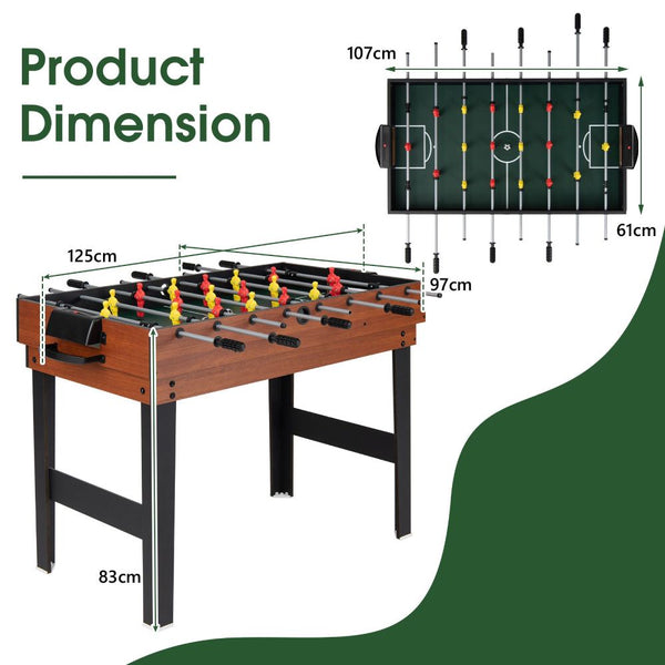 4-in-1 Multi Games Table with Interchangeable Playing Surfaces