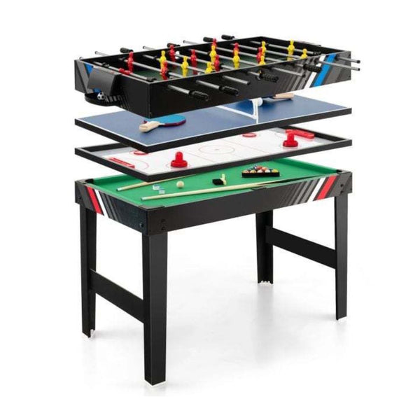 4-in-1 Multi Games Table with Interchangeable Playing Surfaces