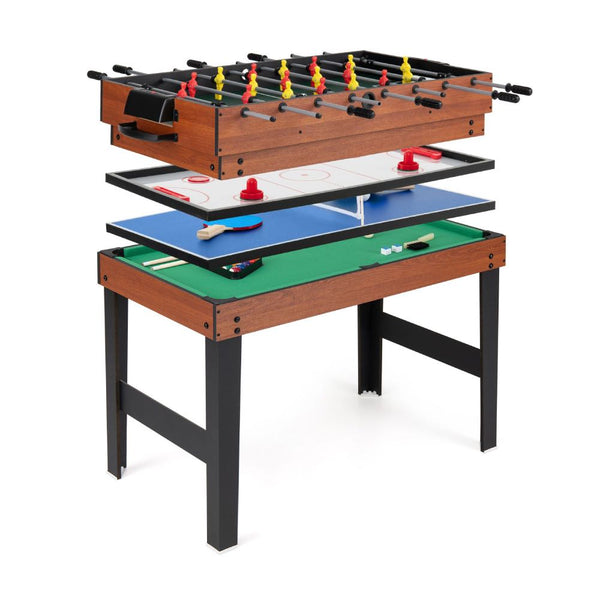 4-in-1 Multi Games Table with Interchangeable Playing Surfaces