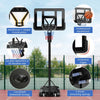 44-Inch Basketball Hoop with Quick-Lift Height Adjustment