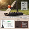 44-Inch Basketball Hoop with Rebound Plate & Crank Height Adjustment