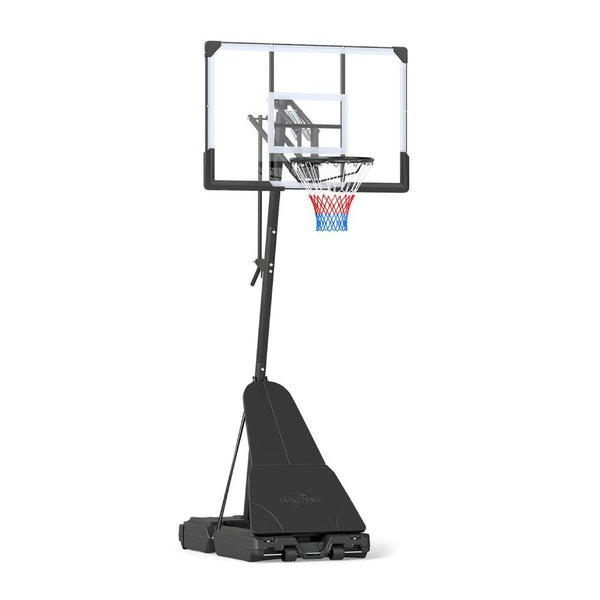44-Inch Basketball Hoop with Rebound Plate & Crank Height Adjustment