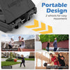 44-Inch Portable Basketball Hoop with Adjustable Height & Training Rebounder