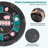 6-Player Foldable Round Poker & Blackjack Table Top