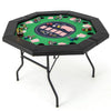 8-Player Folding Octagonal Poker Table