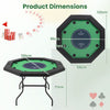 8-Player Folding Octagonal Poker Table