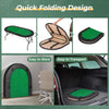 8-Player Folding Poker Table with Padded Armrests