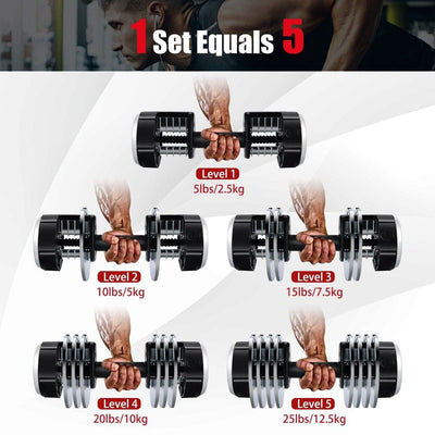 Up to 5 Different Weight Configurations