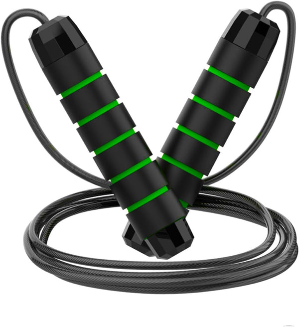 Jump Rope Green Handle Red Rope Adjustable Jump Rope – SHOPIFIT