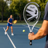 Uwin Champion Tennis Racket for Adults in White & Black