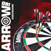 Arrow180 Bristle Dartboard Set with Steel Tip Darts