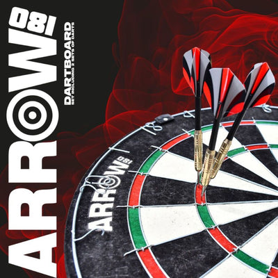 Arrow180 Bristle Dartboard Set with Steel Tip Darts