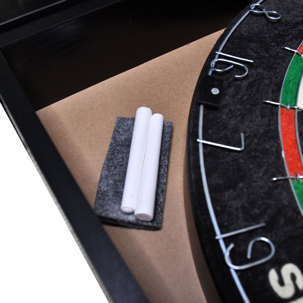 Arrow180 Premium Dartboard Cabinet Set with Sisal Bristle Board