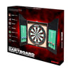 Arrow180 Premium Dartboard Cabinet Set with Sisal Bristle Board