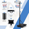 Backboard-Free Basketball Hoop with Adjustable Regulation Height
