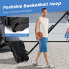 Backboard-Free Basketball Hoop with Adjustable Regulation Height