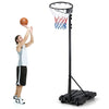 Backboard-Free Basketball Hoop with Adjustable Regulation Height