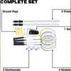 Baseline 4 Player Pro Badminton Set with Net & Bag