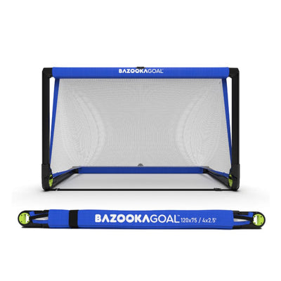 Bazooka Pop-Up Football Goal – Red / White (PVC)