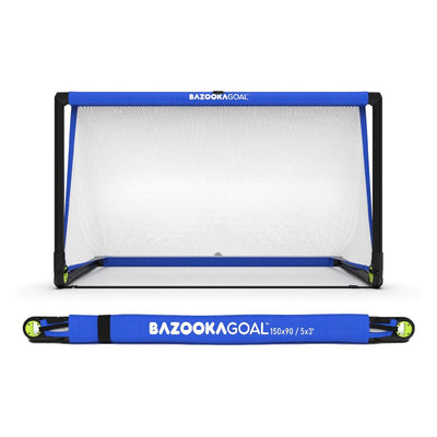 Bazooka Pop-Up Football Goal – Red / White (PVC)