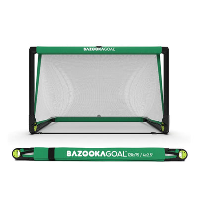 Bazooka Pop-Up Football Goal – Red / White (PVC)