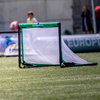 Bazooka Pop-Up Football Goal – Red / White (PVC)