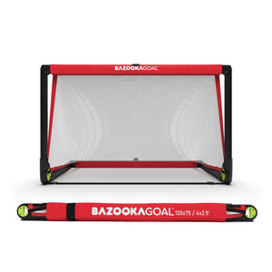 Bazooka Pop-Up Football Goal – Red / White (PVC)